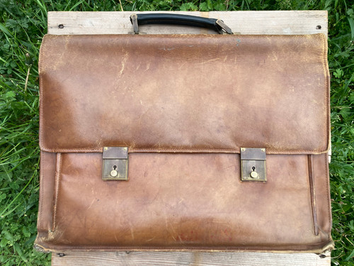 Borsa cartella pelle anni - cartella,