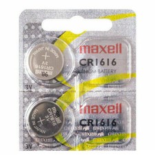 2 x Maxell CR1616 CR 1616 3V