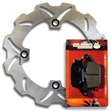 Rear brake rotor pads - rotor, for