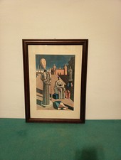 Stampa. Quadro De Chirico. 