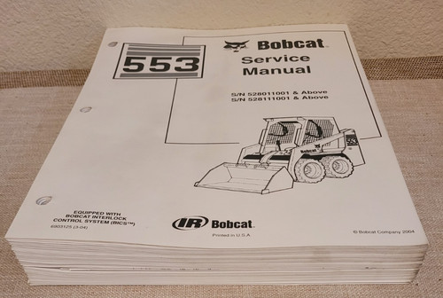 Bobcat 553 skid steer loader - skid,