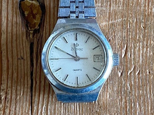 Zodiac watch quartz steel - quartz,