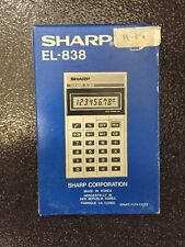 EL-838 - Sharp EL-838 primi