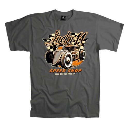 Shirt hot rod personalizzata - rod,