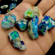 Opal naturale etiope nero - opal,,