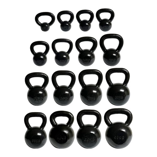 Cast iron kettlebell 20kg - cast,