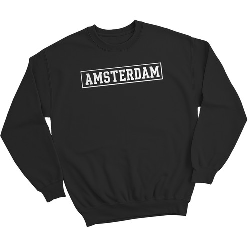Felpa unisex amsterdam viaggio - unisex,