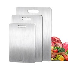 Tagliere Acciaio Inox 3 Pezzi