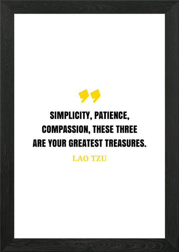 Lao tzu citazione con - con, cornice