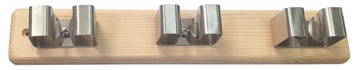 Gancio portascope acciaio - in,