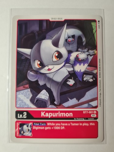 Digimon kapurimon bt7 001 - digimon, bt7-001