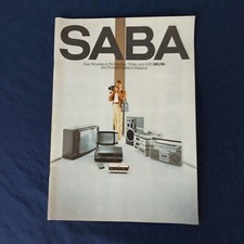 SABA Catalog Of Boomboxes HIFI