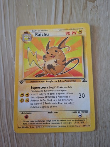 Raichu prima edizione - 29/62,