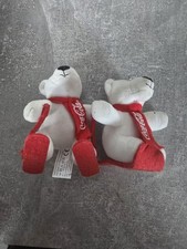 2 Pezzi Peluche Coca Cola Orsi