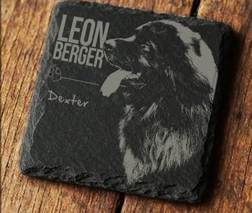 Leonberger sottobicchiere - leonberger,