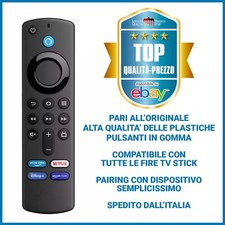 Telecomando per Fire TV Stick, compatibile Firestick con comandi vocali