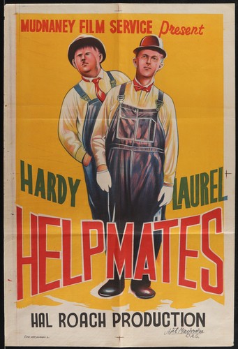Laurel and hardy helpmates - laurel,