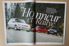 Original CSC 2023 mag extracted article: PEUGEOT 205, 106 & 306 RALLYE