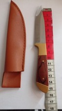 Coltello Da Collezione  Campeggio Escursioni Multiuso Casa Acciao Con Astuccio 