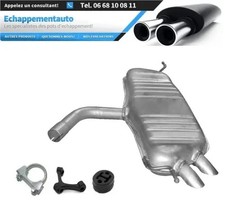 VW Golf Plus 1.9 TDI 2005-2009 échappement silencieux arrière avec homologation