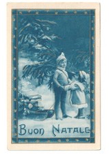 1937 cartolina d'epoca Buon