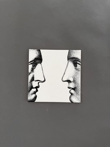 Fornasetti faces 8x8 ceramic - fornasetti,