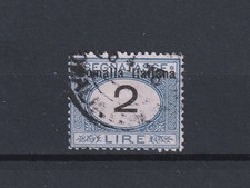 Somalia 1926 Segnatasse lire 2 azzurro e nero usato