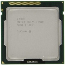 CPU INTEL CORE i5-2400 3.1 GHz 4 coeurs Socket LGA 1155 SR00Q