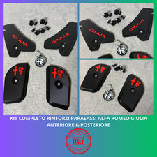 Rinforzi Passaruota Alfa Romeo Giulia - Kit Completo | Logo Personalizzabile