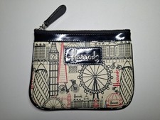 Harrods London PVC Zip Pouch