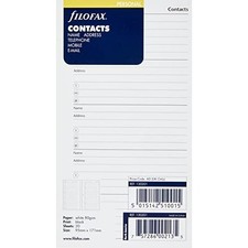Ricambio Filofax Rubrica (95 x