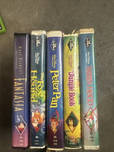 Disney vhs tapes - assorted, lot