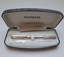 PENNA STILOGRAFICA RAPHAEL TUTTA ARGENTO 925 2010 VINTAGE FOUNTAIN PEN BOXED