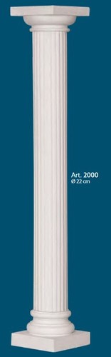 Colonna completa gesso h - colonna,