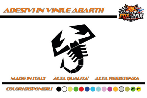 Adesivi auto abarth scorpione - ,