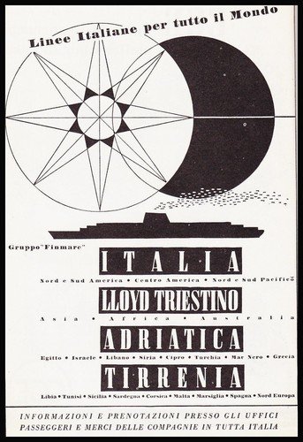 Pubblicita 1953 navi finmare - pubblicita',