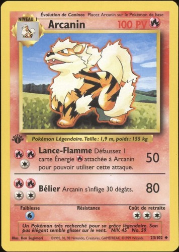 1999 pokemon french - 1999, 1st