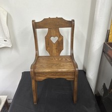 Sedia vintage bambino rovere