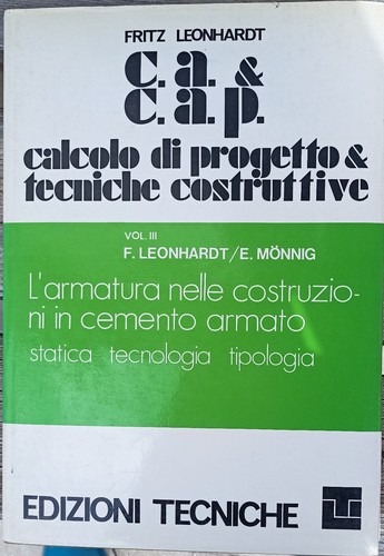 Leonhardt calcolo di - calcolo,