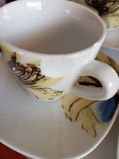 SET 4 TAZZINE CON PIATTINO