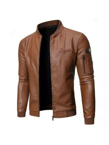 Giubbotto uomo slim fit - slim, pelle