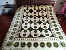 ✅ COPRILETTO matrimoniale   Charme vintage peluche velluto Rifugio Romantico