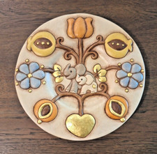 Piatto elefante madre e