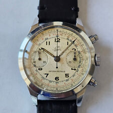 NIMER-CRONO-ACCIAIO-RUOTA A COLONNE-WATERPROOF-VALJOUX 22-SPILLMAN-OVERSIZE-38MM