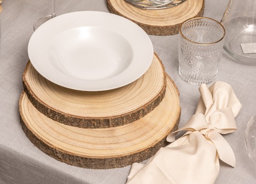 Dischetto legno rotondo base - dischetto,