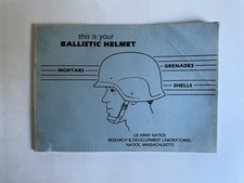 Booklet Helmet Pasgt US Army Gulf War Guerra Del Golfo Iraq