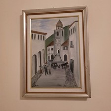 Dipinto Ad Olio  Firma Del Pittore MICHELASSO - Premio BIENNALE DI VENEZIA 