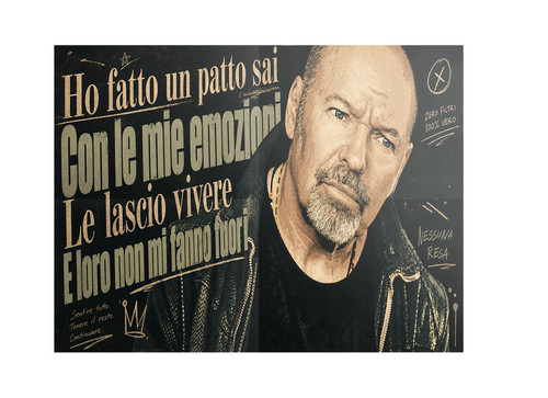 Vasco rossi poster 70x100 idea - vasco,