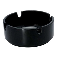 Posacenere da Tavola Impilabile Nero in Vetro- ARCOROC - Ristorante Bar Esterno