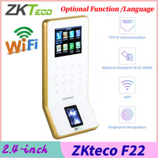 Lotto terminali controllo accessi WiFi ZKTeco F22 TCP/IP impronte digitali presenza tempo